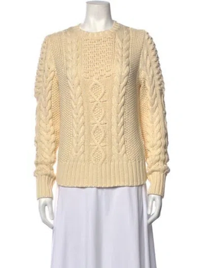 Pre-owned Zimmermann Crew Neck Sweater In Neutrals