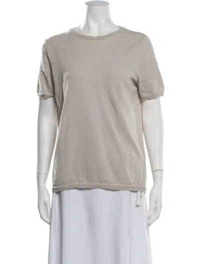 Pre-owned Zimmermann Crew Neck Sweater In Neutrals