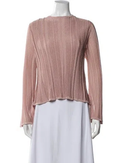 Pre-owned Zimmermann Crew Neck Sweater In Pink
