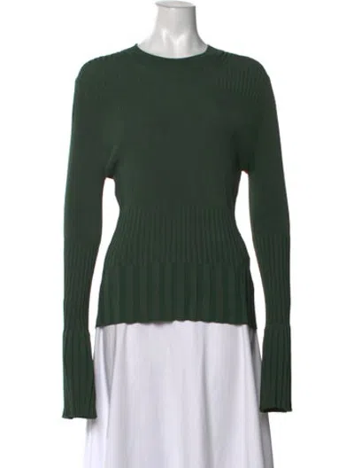 Pre-owned Zimmermann Crew Neck Sweater W/ Tags In Green
