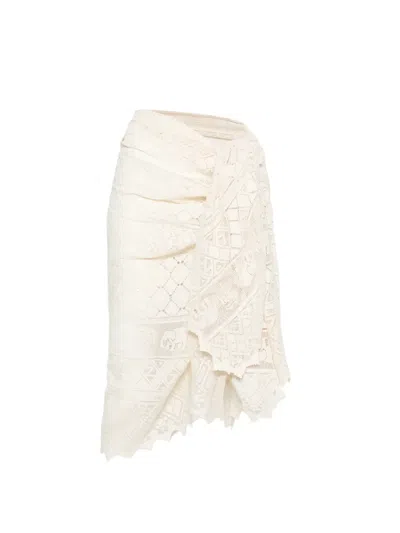 Zimmermann Crochet-knit Sarong In Neutral