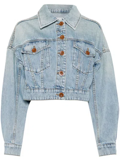 ZIMMERMANN CROPPED DENIM JACKET