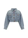 ZIMMERMANN ZIMMERMANN CROPPED DENIM JACKET