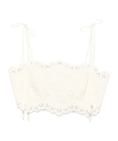 Zimmermann Top - Blanco In Neutral