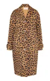 Zimmermann Crush Animal-print Jacquard Coat