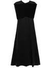Zimmermann Crush Bias Midi Dress In Black