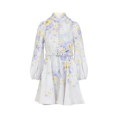 ZIMMERMANN ZIMMERMANN CRUSH BUTTONED MINI DRESS