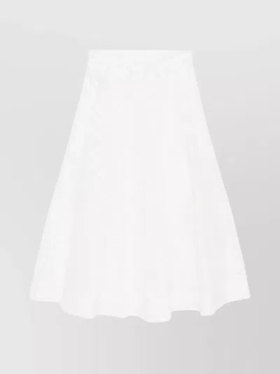 Zimmermann Cotton Midi Skirt With Pocket Design For Women In Multicolor