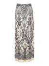 Zimmermann Wide Crush Trousers In Silk Women In Grey