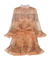 ZIMMERMANN CRUSH EMBELLISHED MINI DRESS