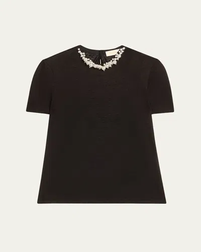 ZIMMERMANN CRUSH EMBELLISHED TEE