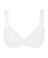 Zimmermann Mini Cotton Bralette With Bow Detailing In White