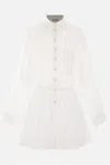 Zimmermann Cream-colored Lace Shirt Dress Women In White