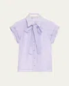 Zimmermann Crush Fitted Blouse In Jacaranda
