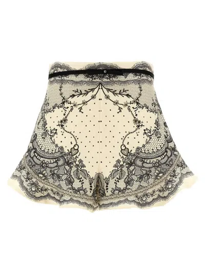 Zimmermann 'crush Flat Front Frill' Shorts