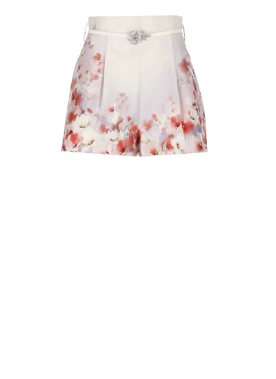 ZIMMERMANN CRUSH FLAT FRONT SHORTS
