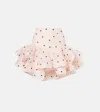 Zimmermann Crush Flip Mini Skirt Pink Hearts In Pink