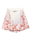 Zimmermann Crush Floral-print High-waisted Shorts In Multi