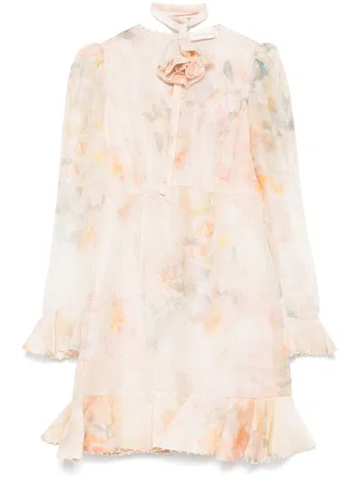ZIMMERMANN CRUSH FLOWER LONG DRESS