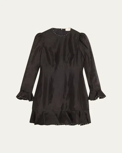 ZIMMERMANN CRUSH FLOWER MINI DRESS