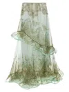Shop Zimmermann 'crush Flutter Maxi' Skirt