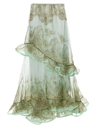 ZIMMERMANN ZIMMERMANN 'CRUSH FLUTTER MAXI' SKIRT