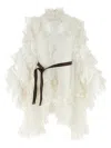 ZIMMERMANN CRUSH HEART TRIM MINI DRESS