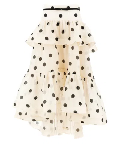 Zimmermann 'crush High-low' Skirt
