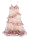 Zimmermann Crush Maxikleid In Rosa