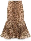 Zimmermann Crush Maxi Skirt In Brown
