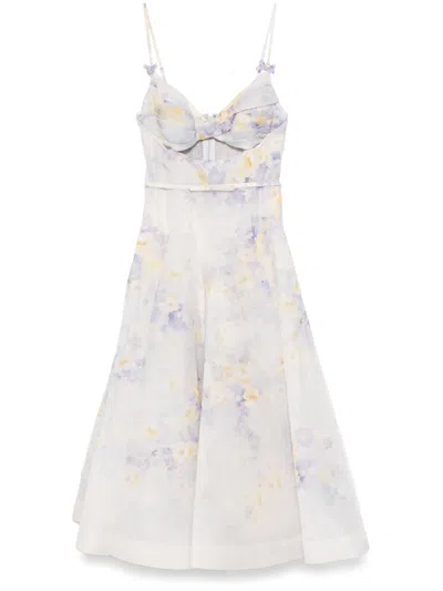 ZIMMERMANN CRUSH MIDI DRESS