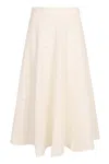 Zimmermann Crush Midi Skirt In Multi