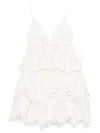 Zimmermann Crush Mini Dress In White