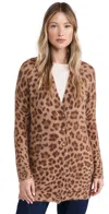 Zimmermann Crush Printed Cardigan Leopard In Leopard