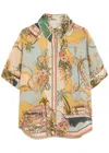 Zimmermann Tallow Shirt In Multi Print
