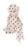Zimmermann Crush Mini Skirt In Black,white