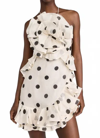 Zimmermann Crush Mini Skirt In Multicolor