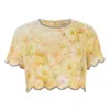 Zimmermann Women Crush Printed Linen Top