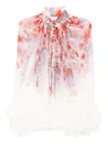 Zimmermann Crush Smock Blouse Clothing In Multi