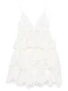Zimmermann Crush Short Dress In White