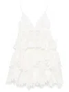 Zimmermann Crush Mini Dress In White