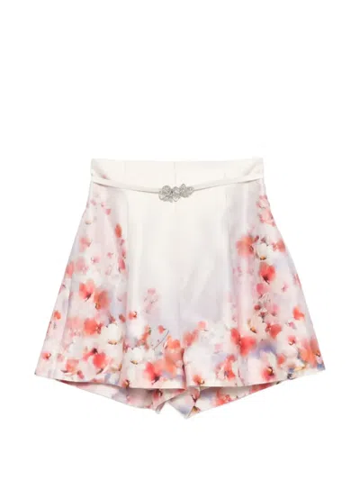 Zimmermann Crush Shorts In White