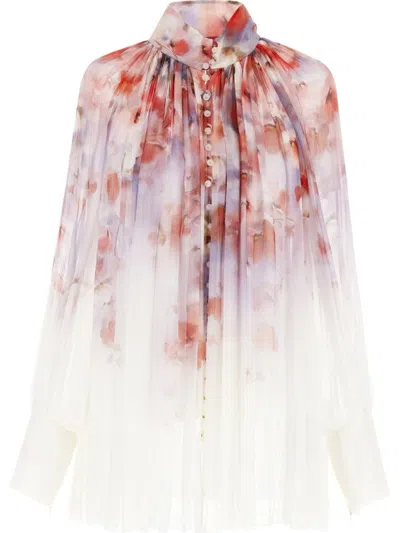 ZIMMERMANN CRUSH SMOCK BLOUSE