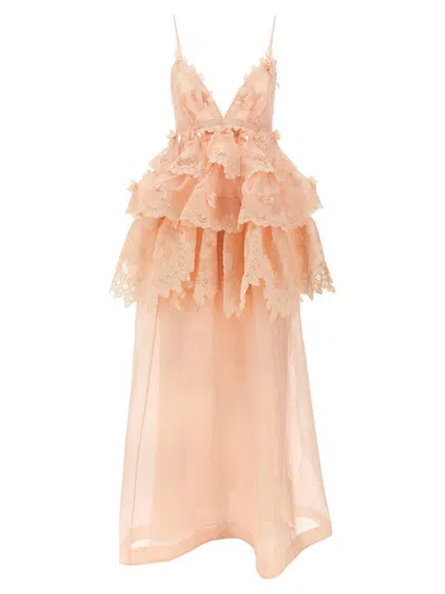 Zimmermann 'crush Tiered Lace Maxi' Dress