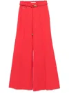 Zimmermann Crush Trousers In Red