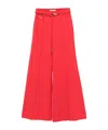 Zimmermann Crush Trousers In Red