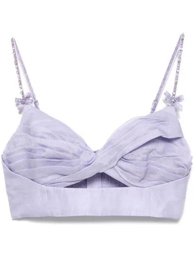 ZIMMERMANN CRUSH TWIST FRONT BRALETTE