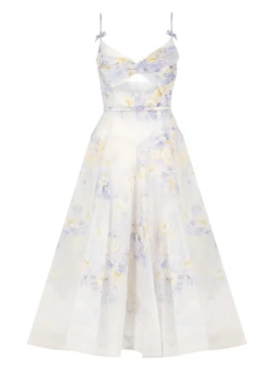 ZIMMERMANN ZIMMERMANN CRUSH TWIST FRONT MIDI DRESS