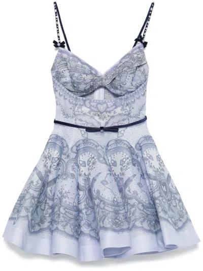 ZIMMERMANN `CRUSH` TWIST FRONT MINI DRESS