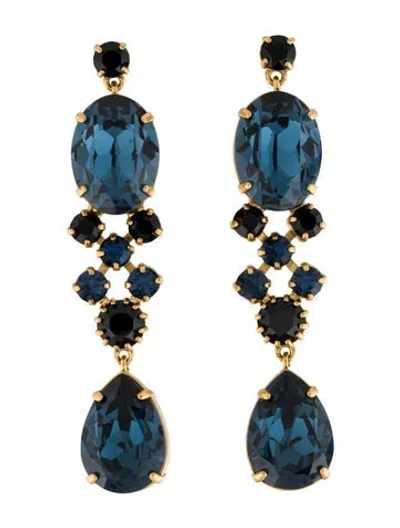 Pre-owned Zimmermann Crystal Drop Earrings In Multi